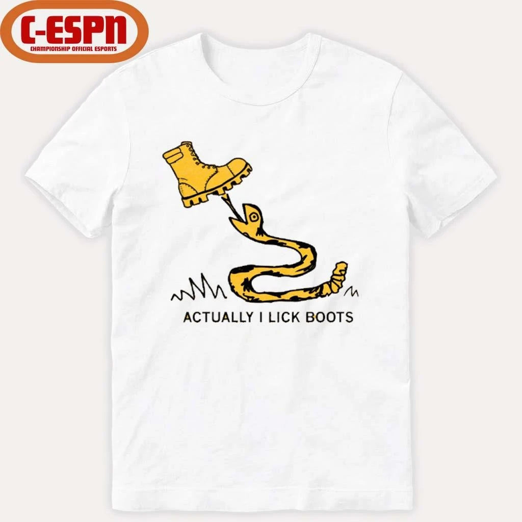 Official Actually I Lick Boots Shirt