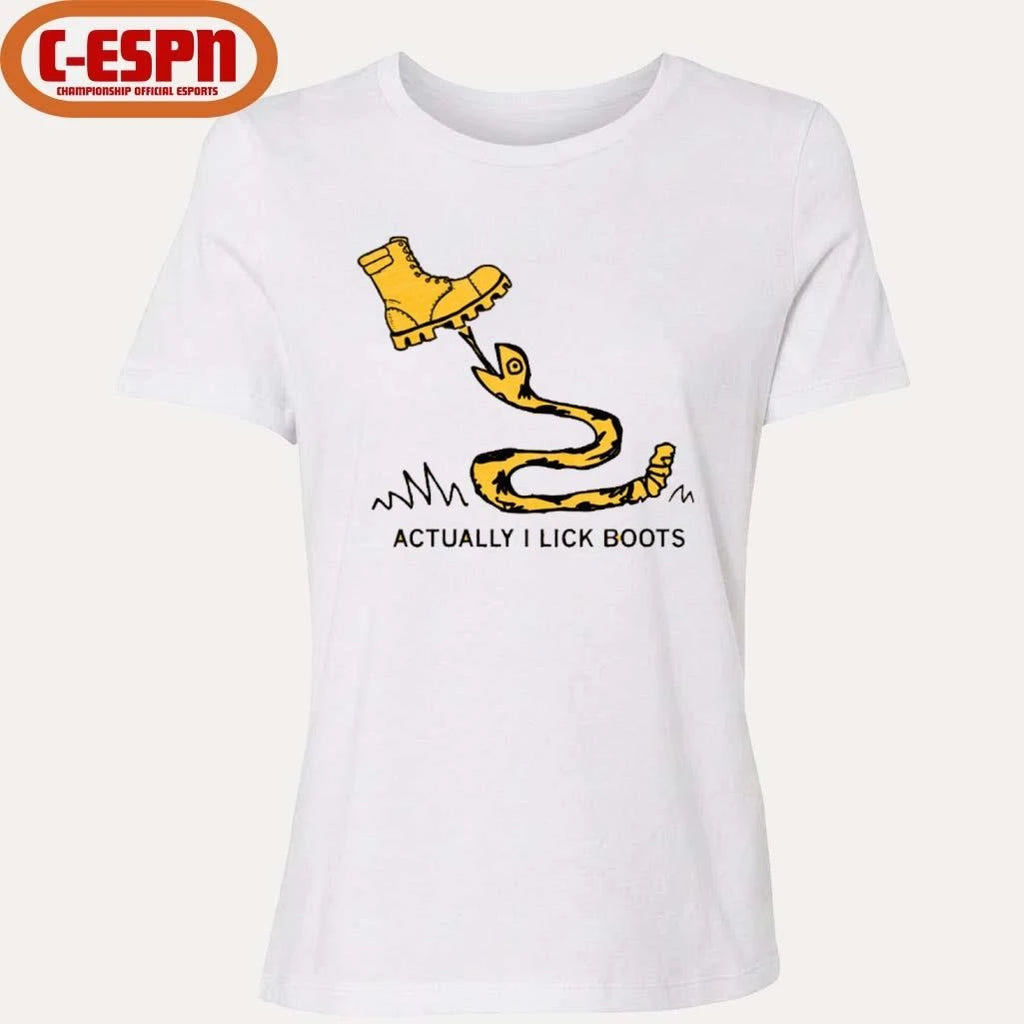 Official Actually I Lick Boots Shirt