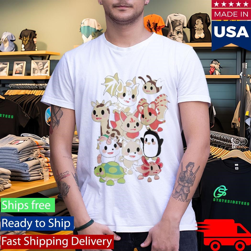 Official Adopt Me Pastel Pals Graphic Shirt