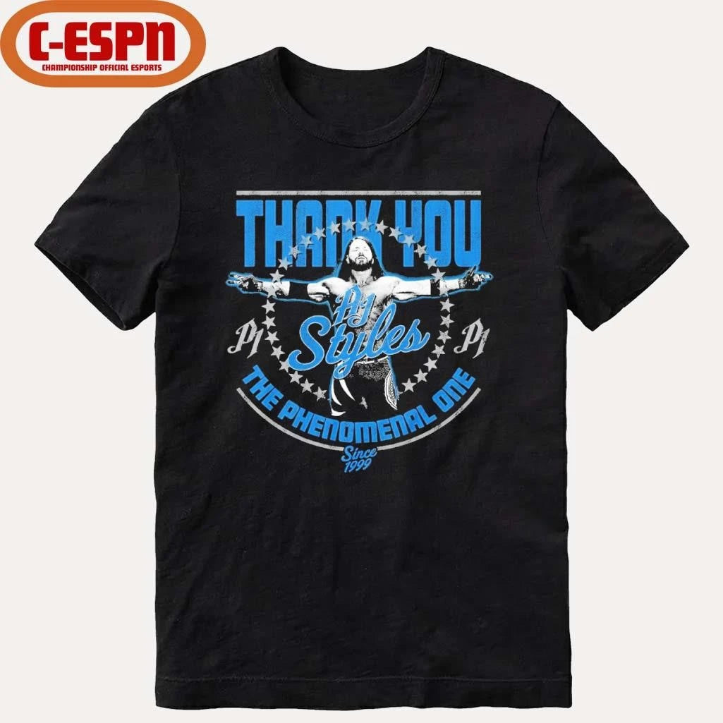 Official Aj Styles Thank You The Phenomenal One Shirt