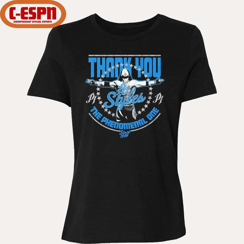 Official Aj Styles Thank You The Phenomenal One Shirt