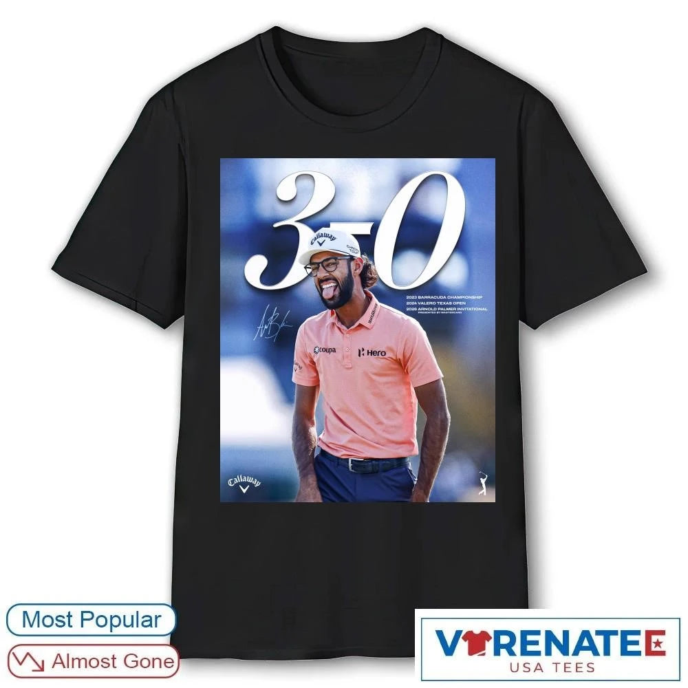 Official Akshay Bhatia 3-0 2026 Arnold Palmer Invitational PGA Tour Signature Poster T-Shirt