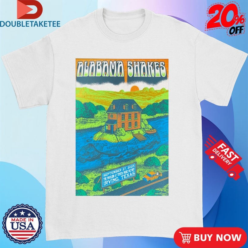Official Alabama Shakes Sept 27 2025 Toyota Music Factory Irving, TX Shirts