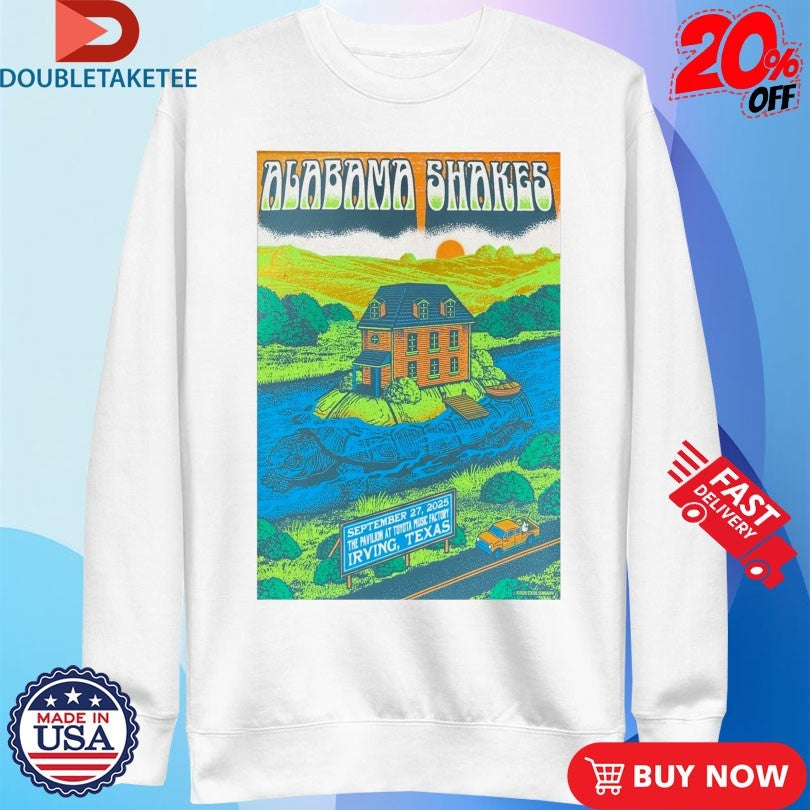 Official Alabama Shakes Sept 27 2025 Toyota Music Factory Irving, TX Shirts