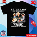 Official Alan Jackson The Man The Myth The Legend 38 Years 1987 2025 Thank You For The Memories Shirts