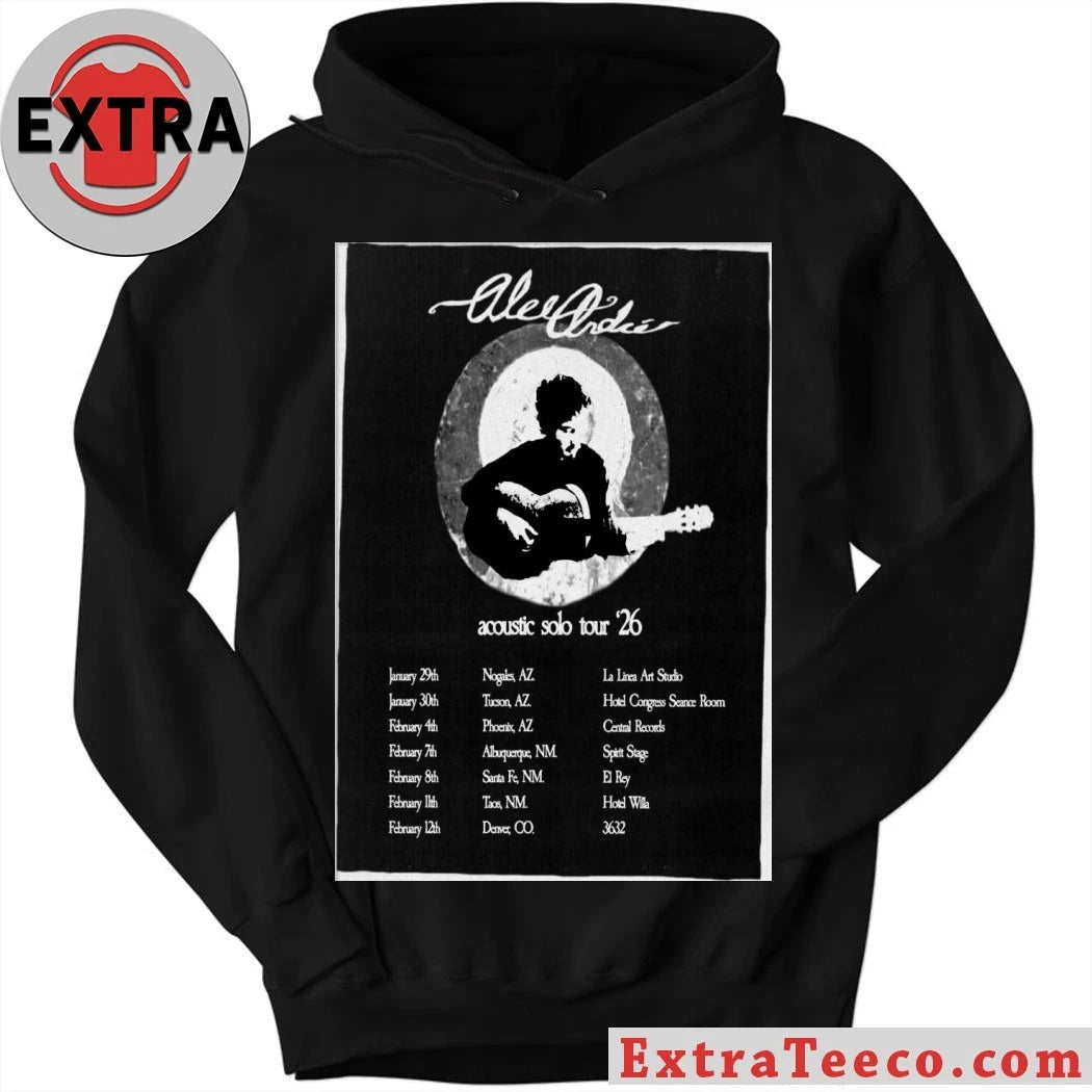 Official Alec André 2026 Acoustic Solo Tour Poster Shirt