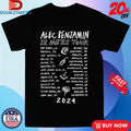 Official Alec Benjamin 12 Notes Tour 2024 Dates Shirts