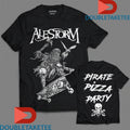 Official Alestorm Pirate Pizza Party Axe Skateboard Shirts