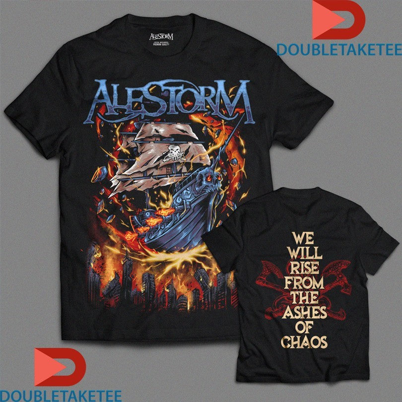 Official Alestorm We Will Rise From The Ashes Of Chaos The Thunderfist Chronicles Shirts