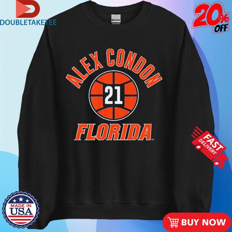 Official Alex Condon Name Number Ball 21 Florida Gators Shirts