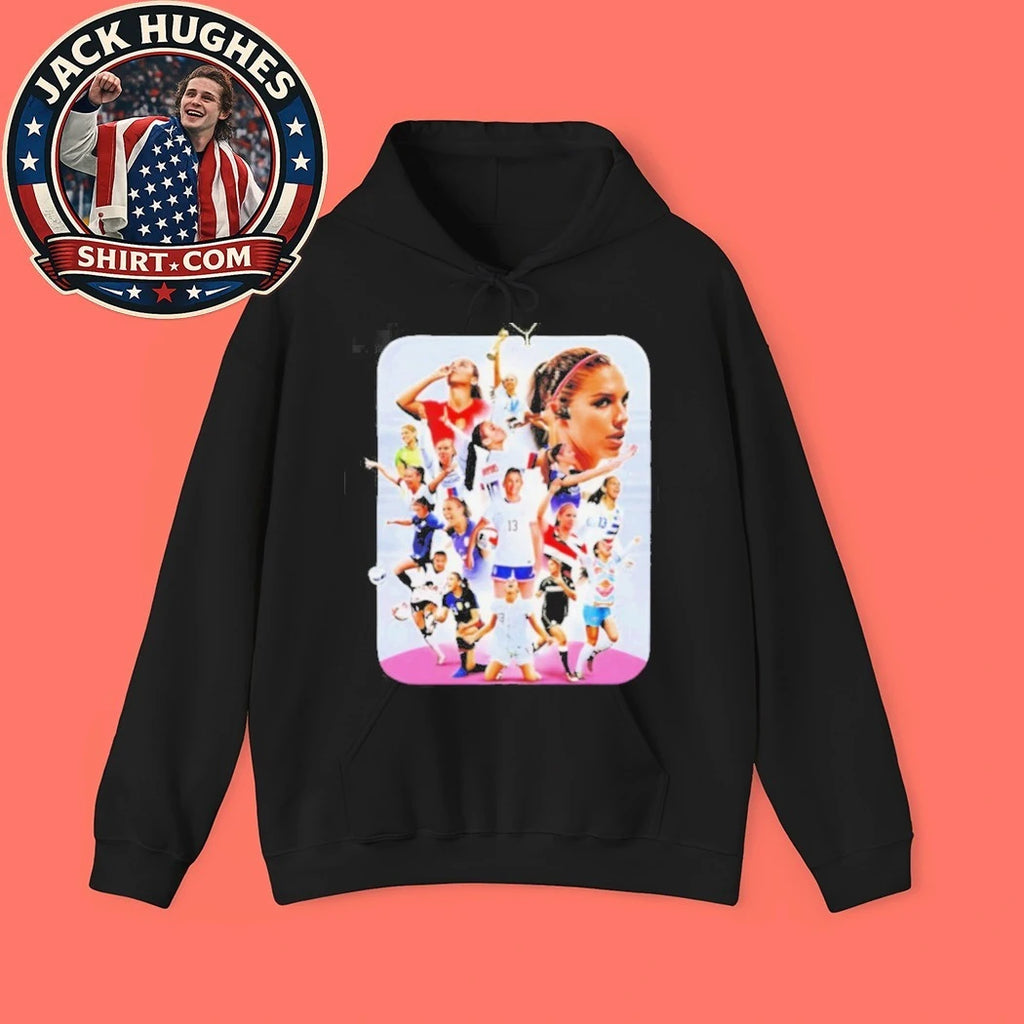 Official Alex Morgan Uswnt Legend Soccer Career Tribute Shirt