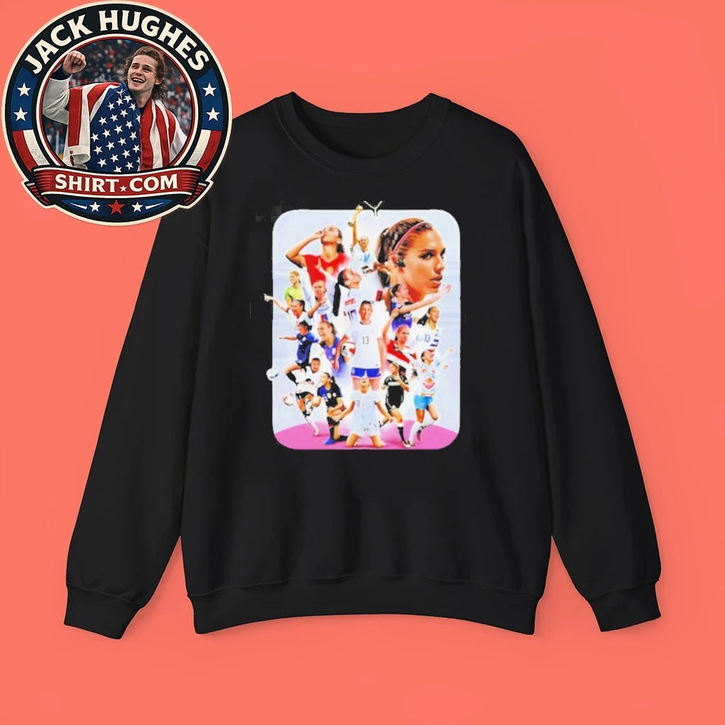 Official Alex Morgan Uswnt Legend Soccer Career Tribute Shirt