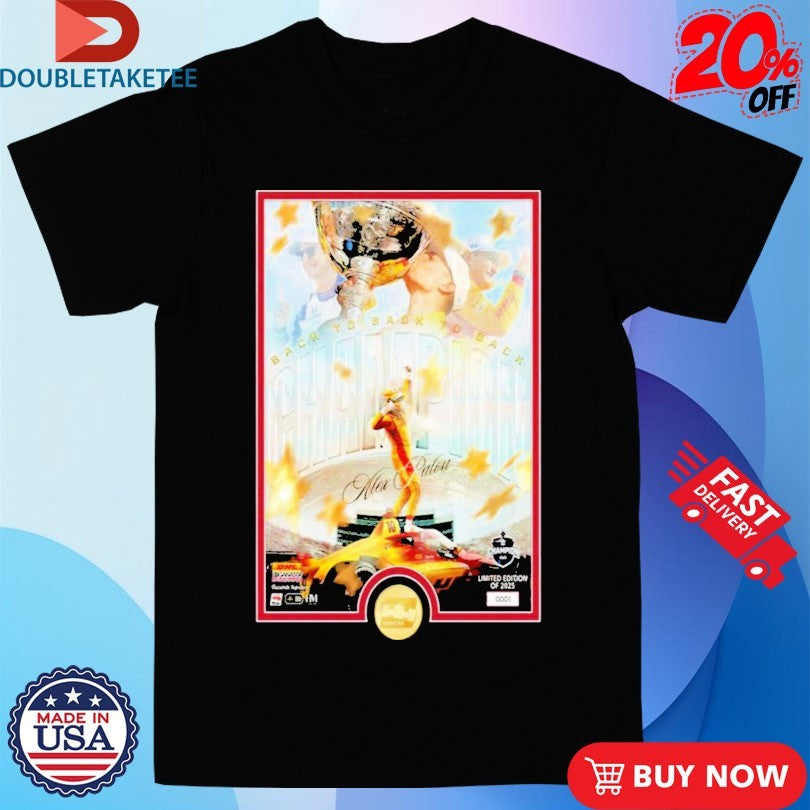 Official Alex Palou Indycar 2025 Championship Shirts