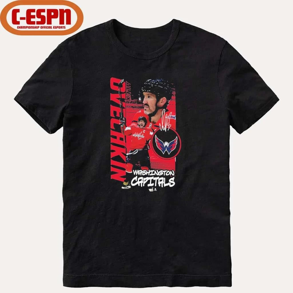 Official Alexander Ovechkin Washington Capitals Vintage Playmaker T-Shirt