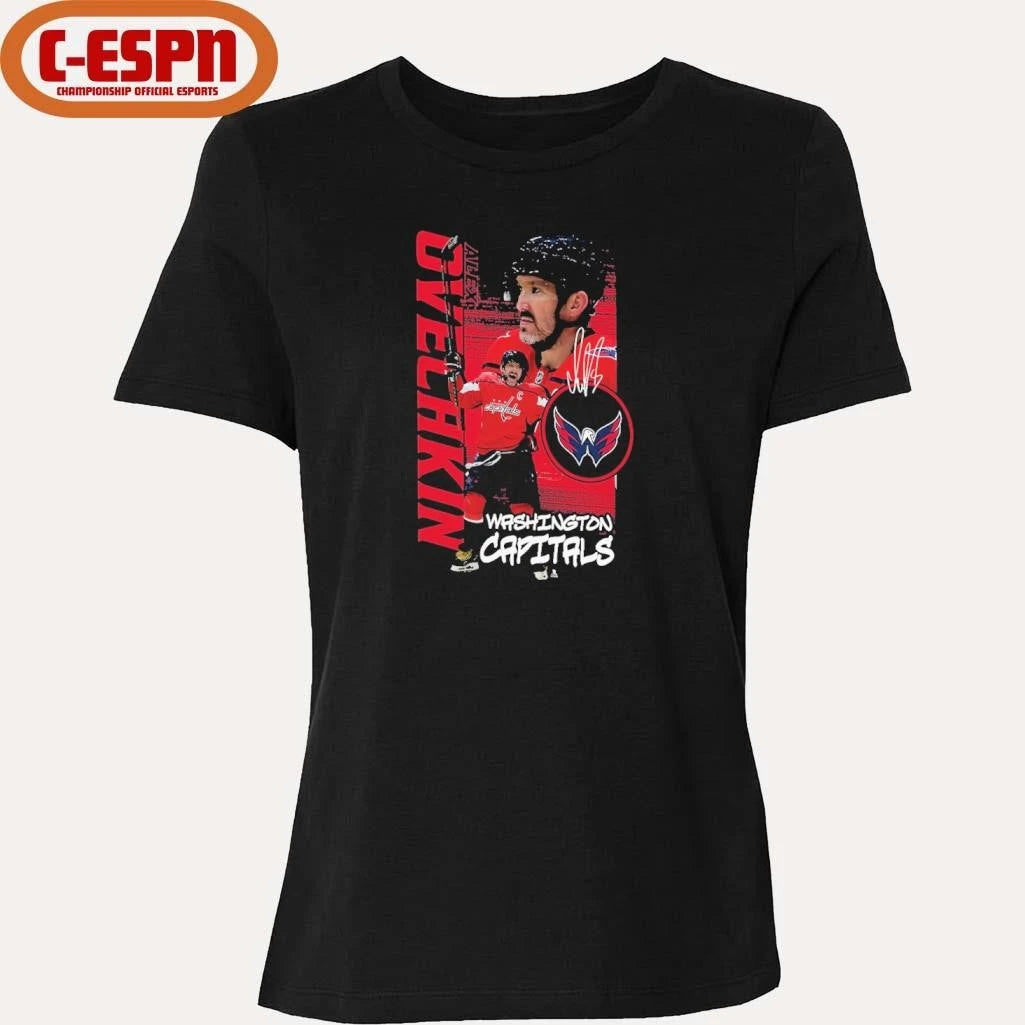 Official Alexander Ovechkin Washington Capitals Vintage Playmaker T-Shirt