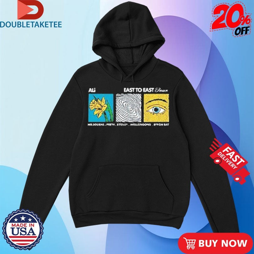 Official Ali AUS Tour 2026 East To East Dandelion Shirts