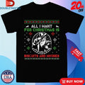 Official All I Want For Christmas Is Biscuits And Whores Ugly Western Cowboys Shirts