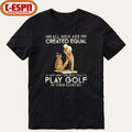 Official All Men Are Created Equal, Only The Best Still Play Golf Eighties Shirt