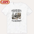 Official All Men Are Created Equal Only The Best Still Turn Wrenches In Their 60s T-Shirt