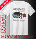 Official All Men Are Created Equal Only the Best Still Work on Cars in Their Eighties Shirt