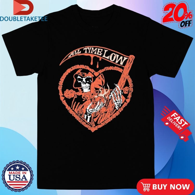 Official All Time Low Grim Reaper Valentine’s Day Shirts