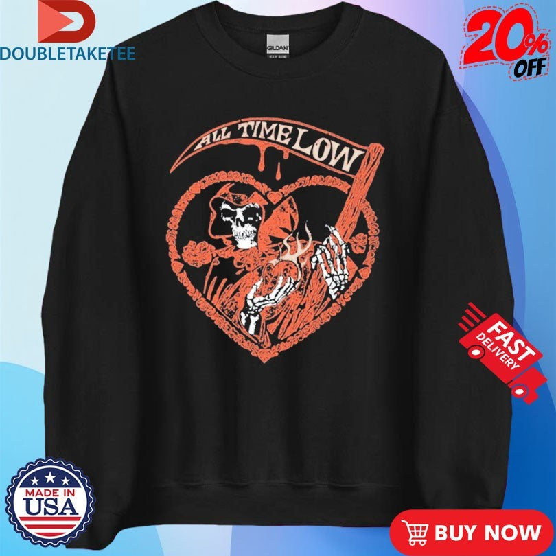 Official All Time Low Grim Reaper Valentine’s Day Shirts