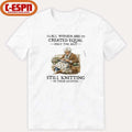 Official All Women Are Created Equal Only The Best Still Knitting In Their Eighties Shirt