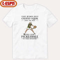 Official All Women Are Created Equal Only The Best Still Play Pickleball In Their Seventies 2026 Shirt