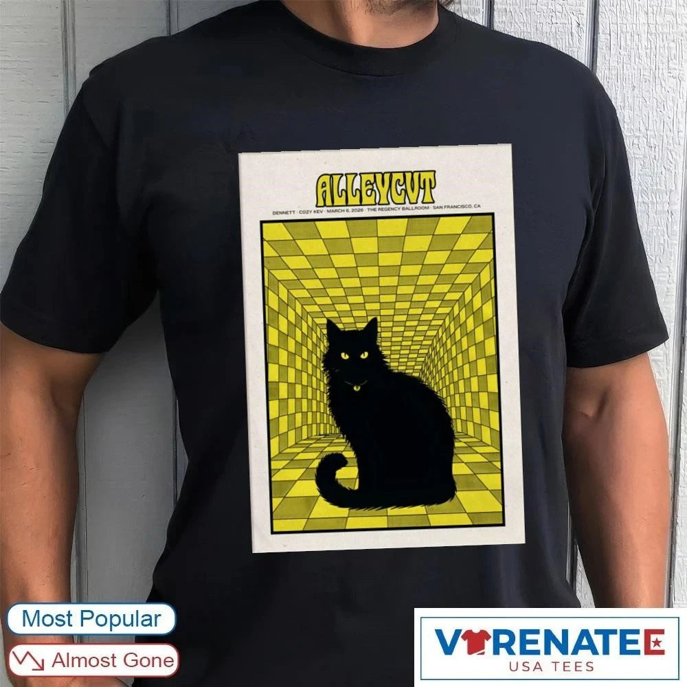 Official Alleycvt March 6 2026 The Regency Ballroom In San Francisco CA Poster T-Shirt
