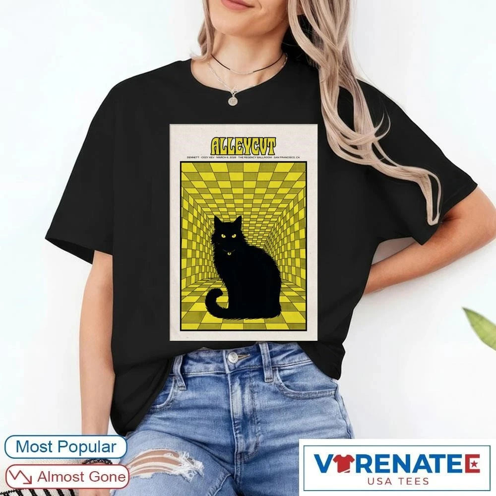 Official Alleycvt March 6 2026 The Regency Ballroom In San Francisco CA Poster T-Shirt