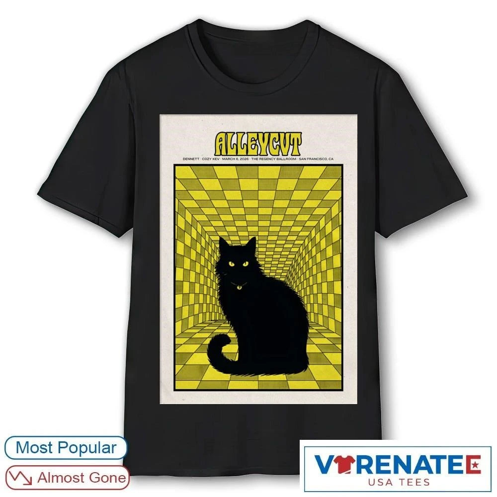 Official Alleycvt March 6 2026 The Regency Ballroom In San Francisco CA Poster T-Shirt