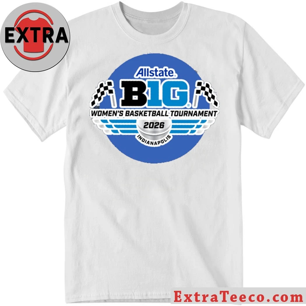 Official Allstate Big Women’s Basketball Tournament 2026 Indianapolis Logo Shirt