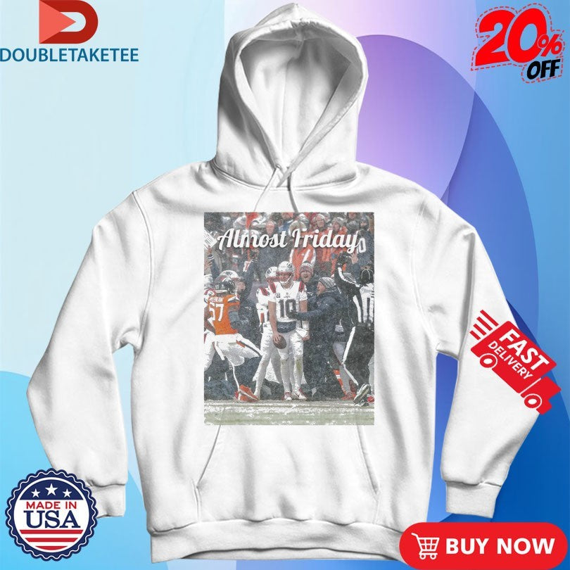 Official Almost Friday Drake Maye Snow Shirts