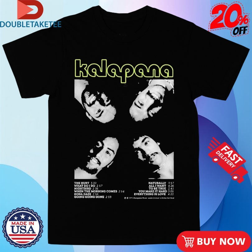 Official Aloha Got Soul Kalapana Album Cover T-shirts