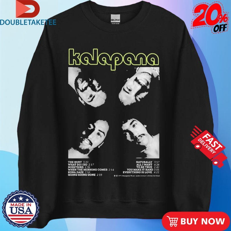 Official Aloha Got Soul Kalapana Album Cover T-shirts