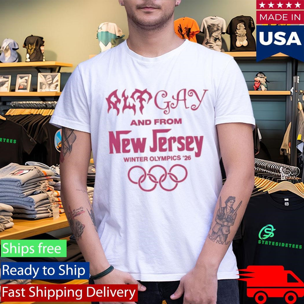 Official Alt Gay And From New Jersey Winter Olympics 26 Shirt