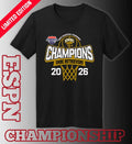 Official America East Conference Men’s Basketball Tournament 2026 Champions UMBC Retrievers T-Shirt