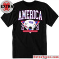 Official America Hockey Helmet United States Hockey Shirt