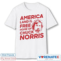 Official America Land Of The Free Home Of Chuck Norris 1940 – 2026 T-Shirt
