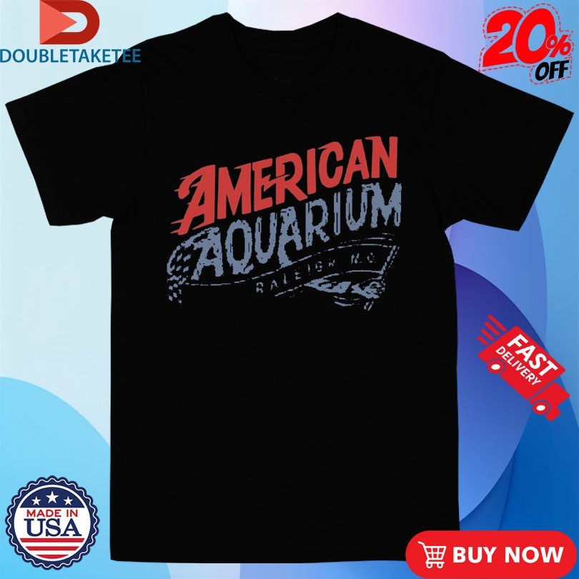 Official American Aquarium Raleigh NC Checkered Flag Logo Shirts