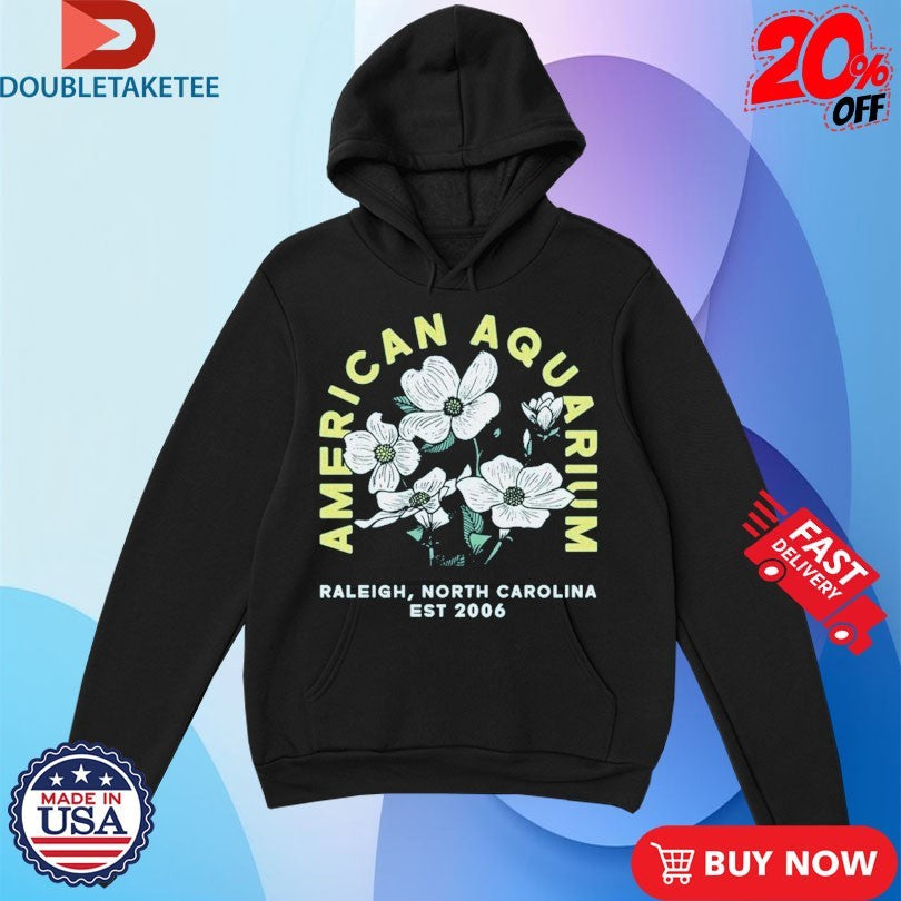 Official American Aquarium Raleigh NC Est 2006 Dogwood Shirts