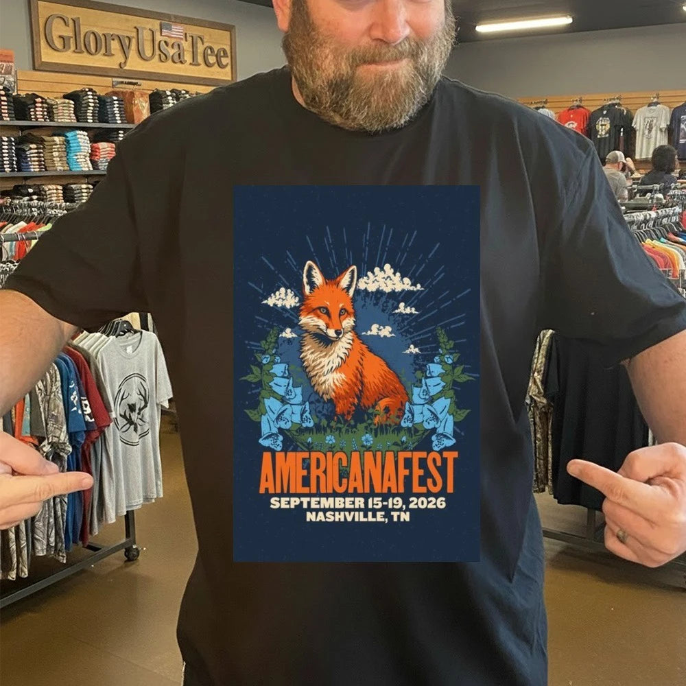 Official Americana Fest September 15-19 2026 Nashville, TN Poster Shirt