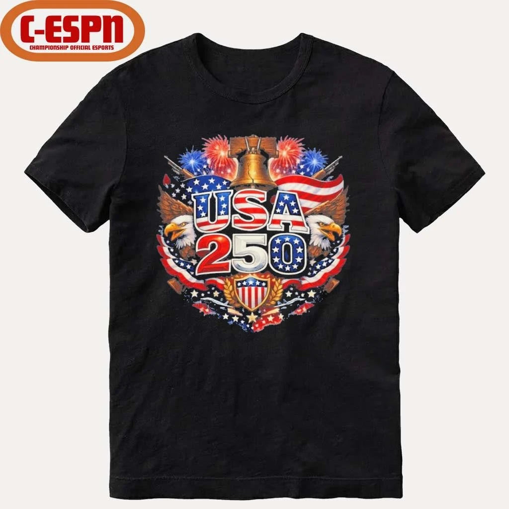 Official America’s 250th Anniversary Built on Freedom Since 1776 T-Shirt