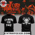 Official Anaheim Ducks Come Out &amp; Play Night With The Offspring Logo Two Sided T-Shirt