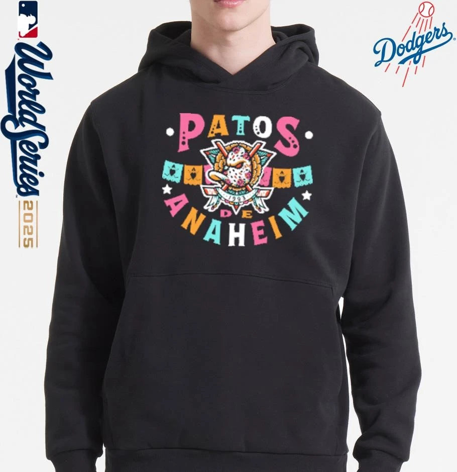 Official Anaheim Team Papel Picado Patos de Anaheim T-Shirt