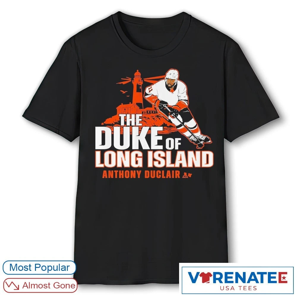 Official Anthony Duclair The Duke of Long Island New York Islanders Hockey T-Shirt