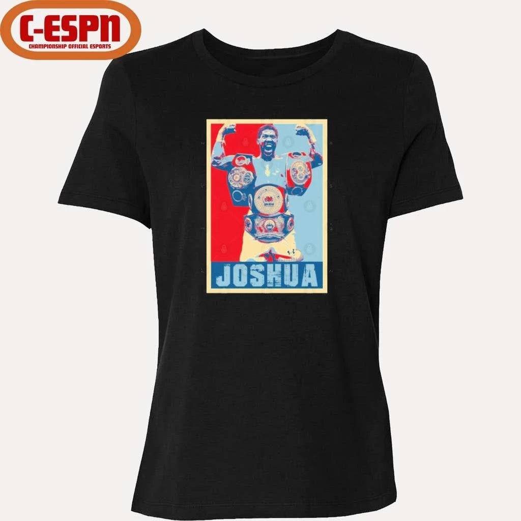 Official Anthony Joshua Boxing Poster Hope T-Shirt
