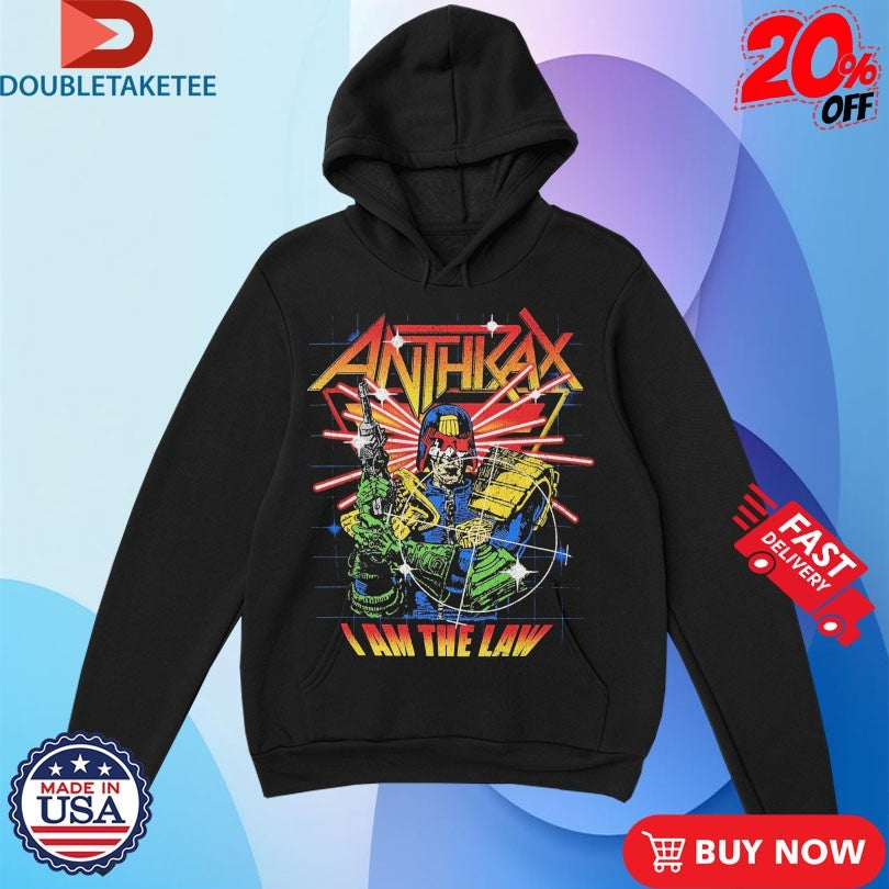 Official Anthrax I Am The Law Shirts