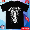 Official Anthrax Spreading The Disease 40th Anniversary Disease Hand Drawn Shirts