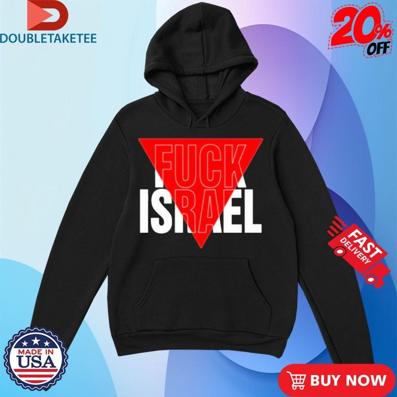 Official Anti Neocon Fuck Israel Red Triangle Shirts
